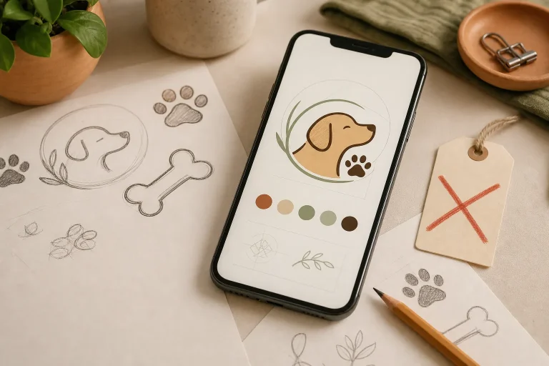 Slik lager du en logo med AI gratis