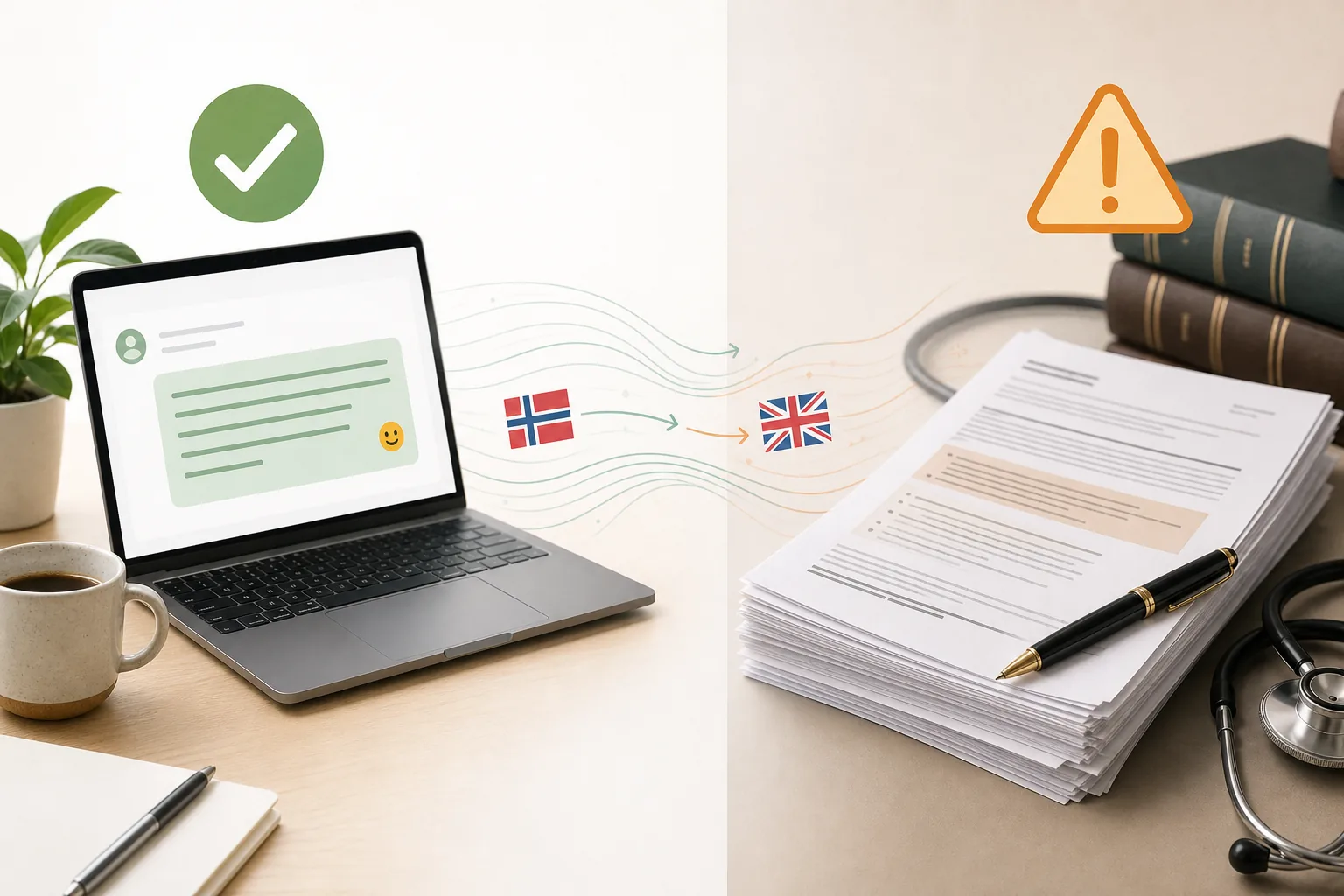 AI til oversettelse: når du kan stole på den, og når du ikke bør